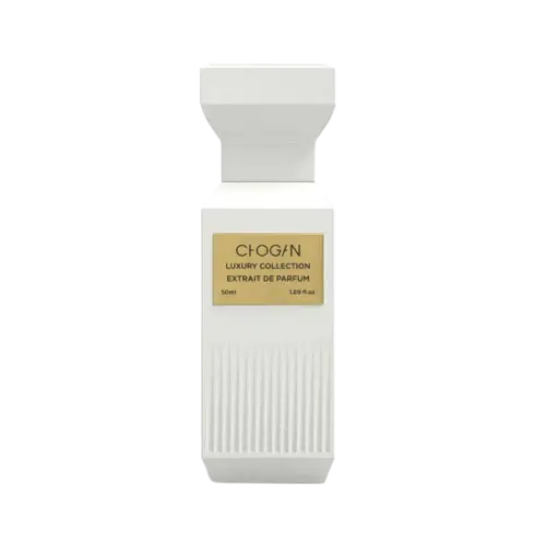 Flacon de parfum Misslath Beauty N°101 avec design élégant et étiquette, vue de face sur fond blanc.