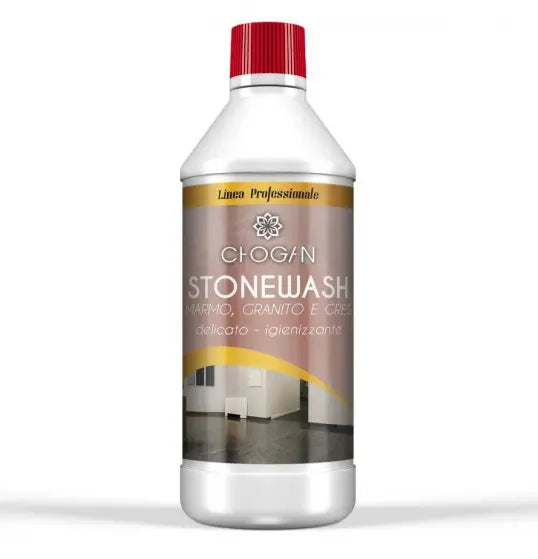 Stonewash détergent assainissant auto-polissant - marbre, granit, grès (750 ml) Chogan