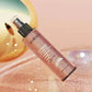 Spray corporel scintillant Golden Shimmer Body Spray Essencelle par Chogan, parfum de monoï et lait, 150 ml.