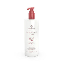 Gel nettoyant intime Misslath Beauty à la bave d'escargot, flacon blanc avec étiquette, visible sur fond neutre.