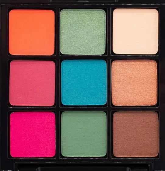Palette d’ombres à paupières 9 couleurs - Summer Breeze 18 g Essencelle by Chogan