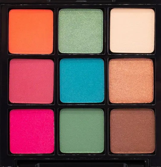 Palette d’ombres à paupières 9 couleurs - Summer Breeze 18 g Essencelle by Chogan