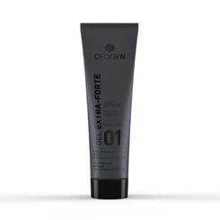 Flacon de gel cheveux Extra Fort Misslath Beauty avec étiquette blanche et logo, conçu pour renforcer la texture capillaire.