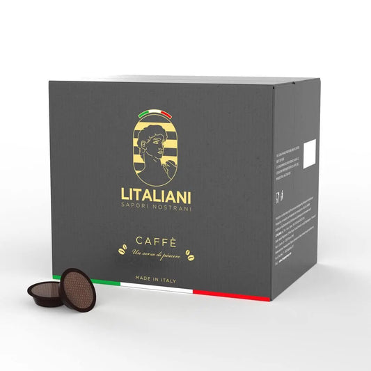 Café en capsules compatibles 'Lavazza A Modo Mio'-Décaféiné 100 pcs 100 pezzi Essencelle by Chogan