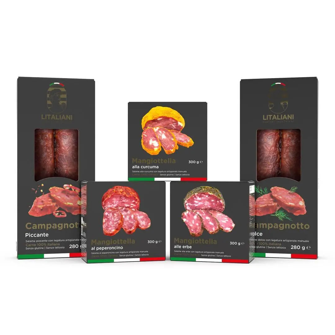 TASTY MIX - Format Économique (5 paquets de salami) Essencelle by Chogan