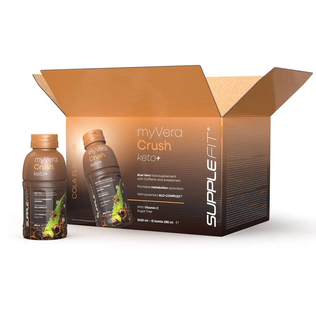 MYVERA CRUSH Keto+ – Boisson Énergie & Brûleur Cétogène | 12 x 285 ml Essencelle by Chogan