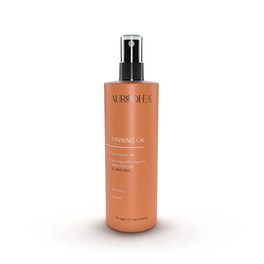 Huile solaire anti-UV Essencelle by Chogan, bouteille avec étiquette, protection solaire, texture huile légère et transparente.