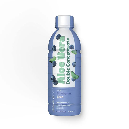 ALOE VERA jus et pulpe avec jus de Myrtille - 675 ml Essencelle by Chogan